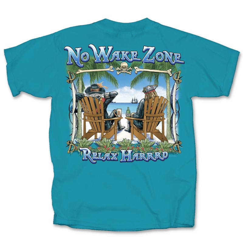 NO WAKE ZONE RELAX HARRRD PINWZ-U2-ADL