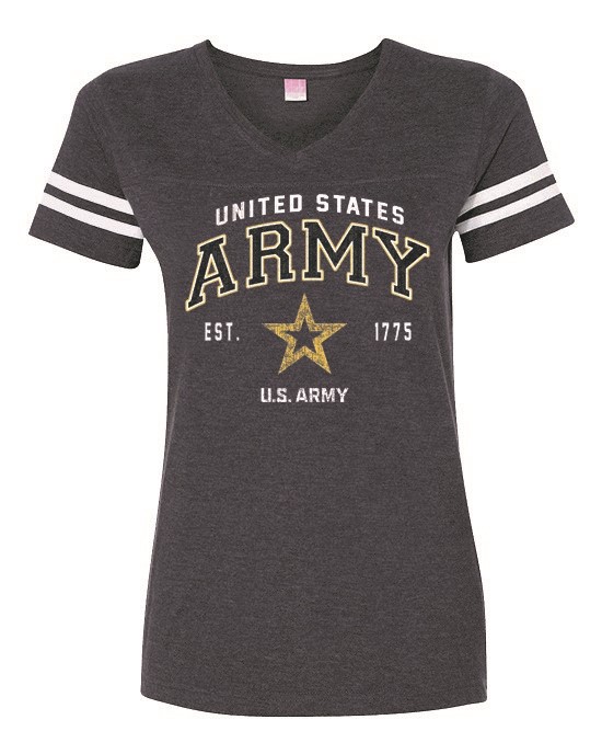 Army - Ladies Vintage Star Logo TAAST-GY-LVN