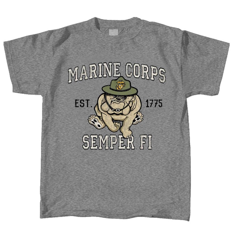 MARINES RETRO MASCOT TAMRH-GY-ADL