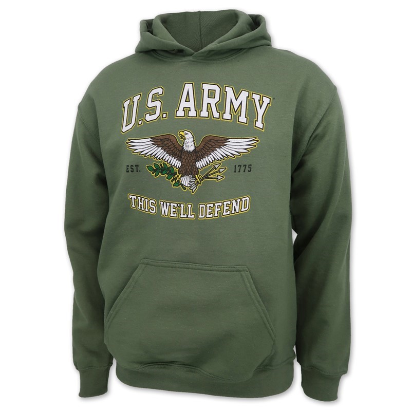 ARMY VINTAGE LOGO HOODIE TAAMV-G-SW