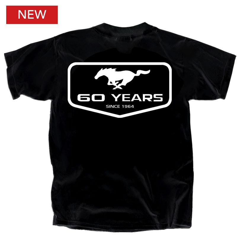 FORD MUSTANG 60TH ANNIVERSARY LOGO FM60L-B-ADL