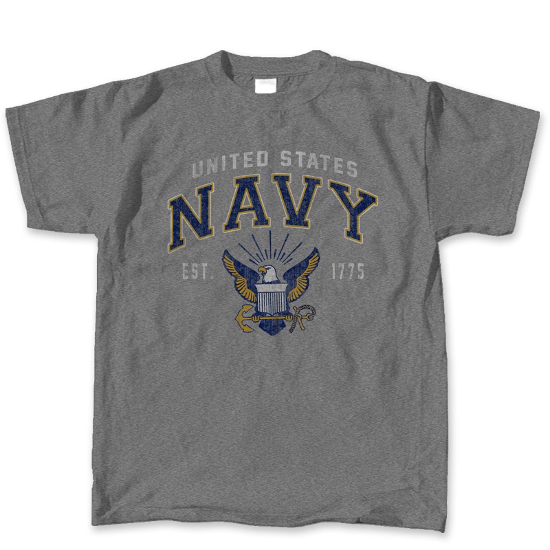 NAVY VINTAGE BLOCK LOGO TAVBN-GY-ADL