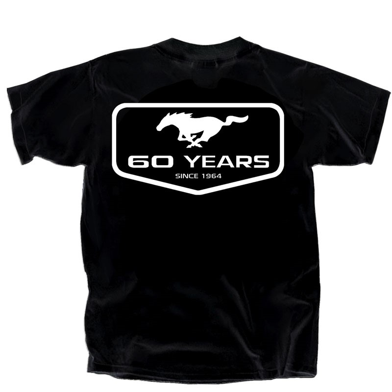 FORD MUSTANG 60TH ANNIVERSARY LOGO FM60L-B-ADL