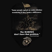 MARINES MAKE A DIFFERENCE RONALD REAGAN QUOTE TA450-B-ADL View 2