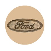 Ford Wood Built Tough Logo FMWBT-S-ADL View 2