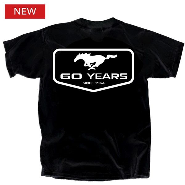 FORD MUSTANG 60TH ANNIVERSARY LOGO FM60L-B-ADL